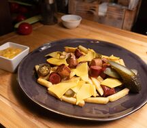 Картошка с колбасками