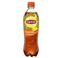 Черный чай Lipton Персик