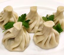 Хинкали с бараниной 