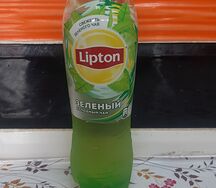 Lipton зелёный чай с лимоном