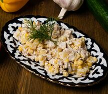 Салат куриный