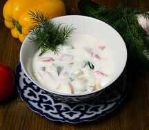 Окрошка на кефире