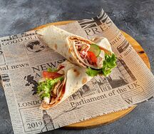 Пицца Ротола с курицей и ветчиной
