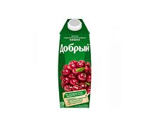 Сок Добрый яблоко, черноплодная рябина, вишня