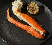 Фаланги королевского краба отварные