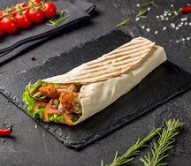 Арабская шаурма с креветками