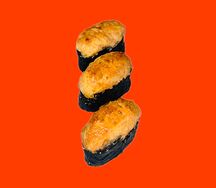 Гункан запеченный с лососем