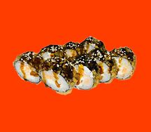 Темпура с лососем в соусе терияки