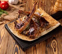 Шашлык из бараньей корейки