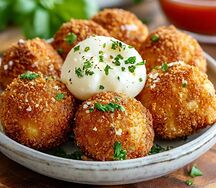 Сырные шарики с моцареллой