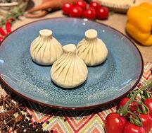  Хинкали с грибами  