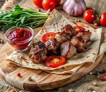 Шашлык из cвинoй шейки