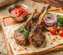 Шашлык из каре барашка