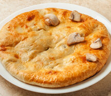 Пирог с картошкой и грибами