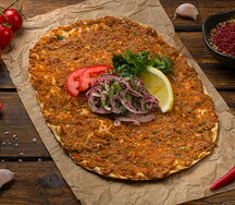 Лахмаджун ролл с овощами