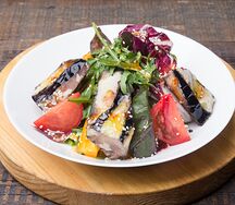 Салат из Хрустящих Баклажанов