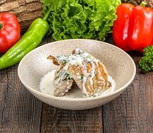 Цыпленок в сливочно-чесночном соусе