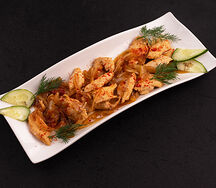 Цыпленок в клюквенном соусе