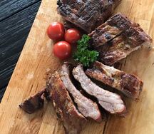 Свиные рёбра в соусе BBQ