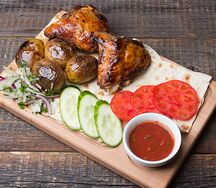 Шашлык из куриного бедра