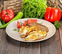 Омлет с курицей