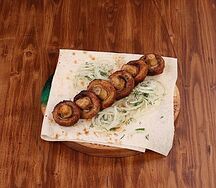 Шампиньоны на мангале