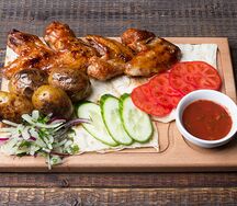 Шашлык из куриных крыльев