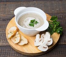 Крем-суп грибной