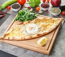 С сыром и яйцом