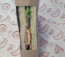 Сендвич с лососем