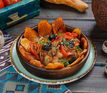 Картофель с грибами