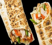 Шаурма на мангале куриная