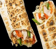 Шаурма на мангале из свинины