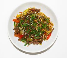 Удон с говядиной