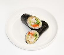 Кимпаб с креветками