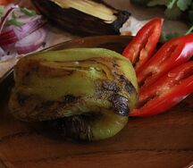 Перец на гриле