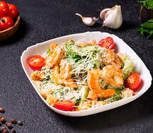 Цезарь с креветками 