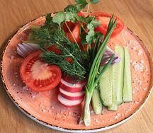 Овощная тарелка