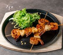 Креветки гриль