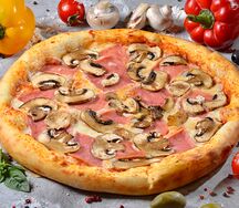 Ветчина с грибами