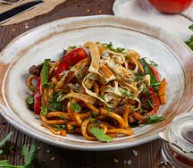 Ковурма лагман с говядиной