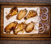 Куриные крылья гриль