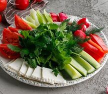 Овощная тарелка