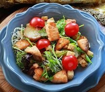 Теплый салат Застава