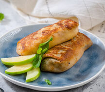 Блины с творогом