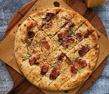 Фокачча с беконом