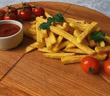 Картофель фри с солью