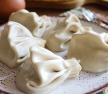 Грузинские хинкали с говядиной