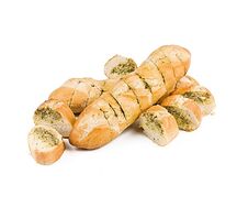 Багет с чесночной начинкой