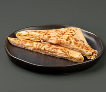 Блинчик гречневый с сыром, яйцом и ветчиной